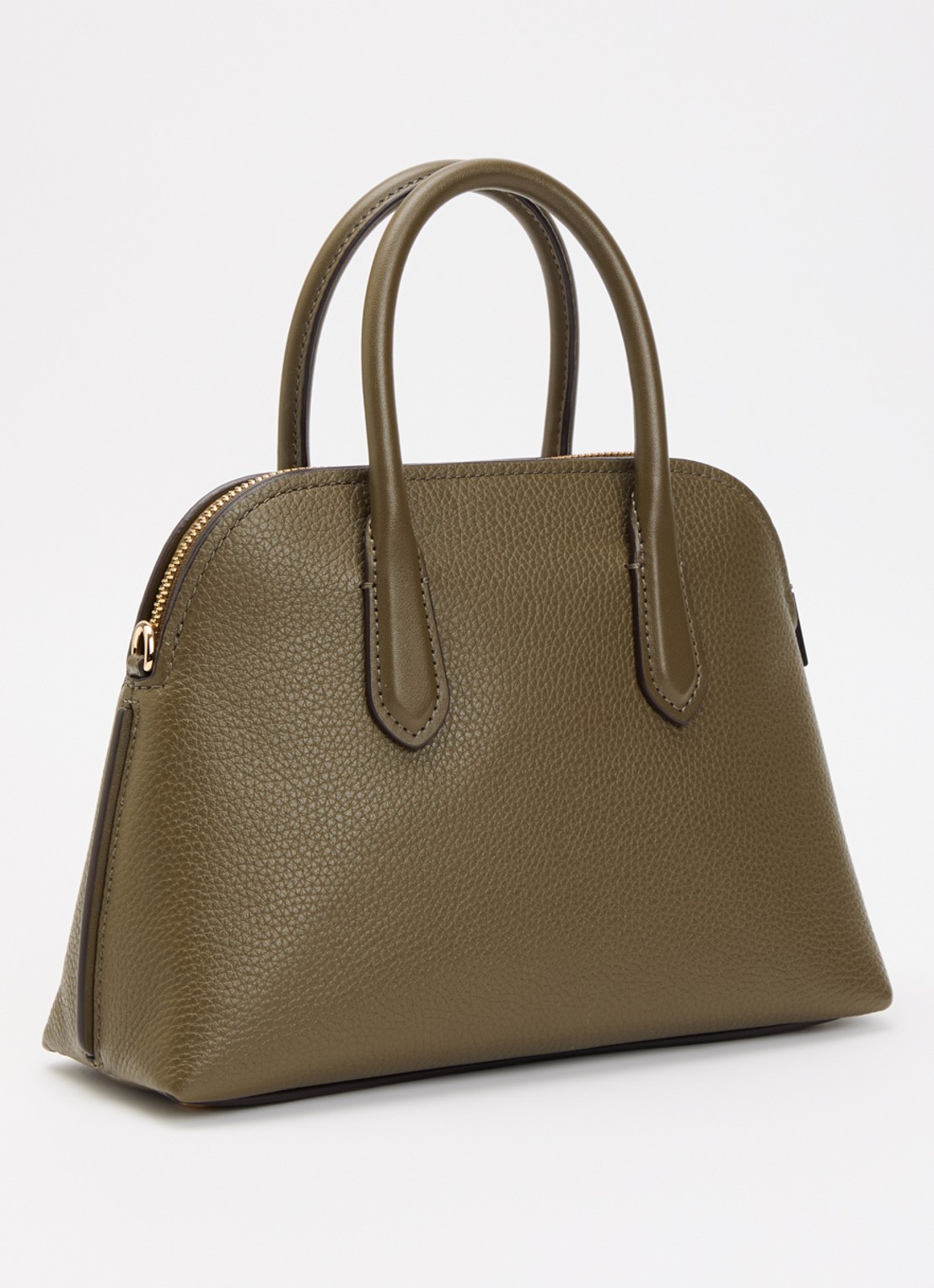 Michael Kors Freddie Dome crossbodytas met tasbedel  - achterkant 5 olijfgroen