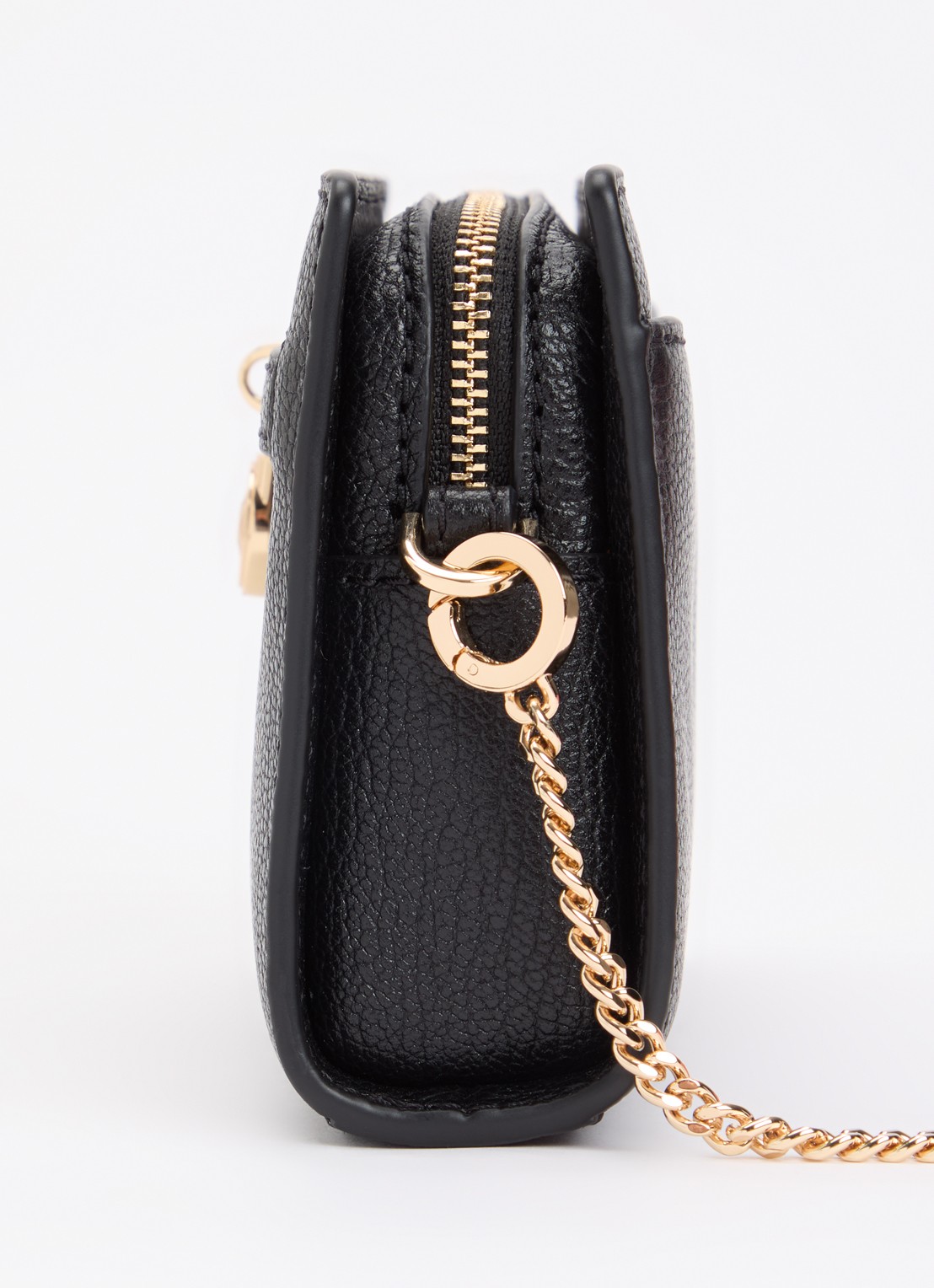 Michael Kors Hamilton clutch met afneembare schouderriem - detail 5 zwart
