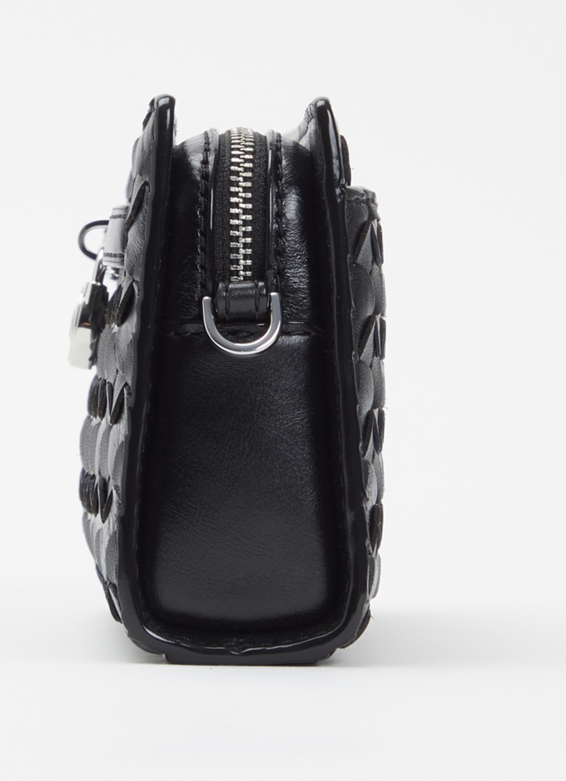 Michael Kors Hamilton Moderne XS schoudertas met gevlochten detail - detail 4 zwart