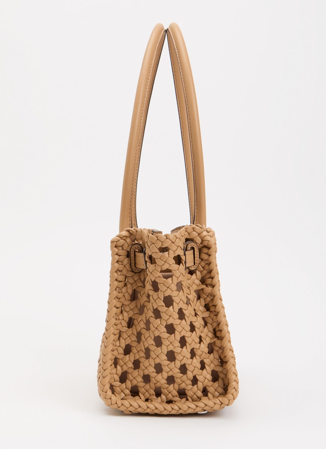 Michael Kors Hamilton schoudertas met gespdetail  - detail 5 lichtbruin