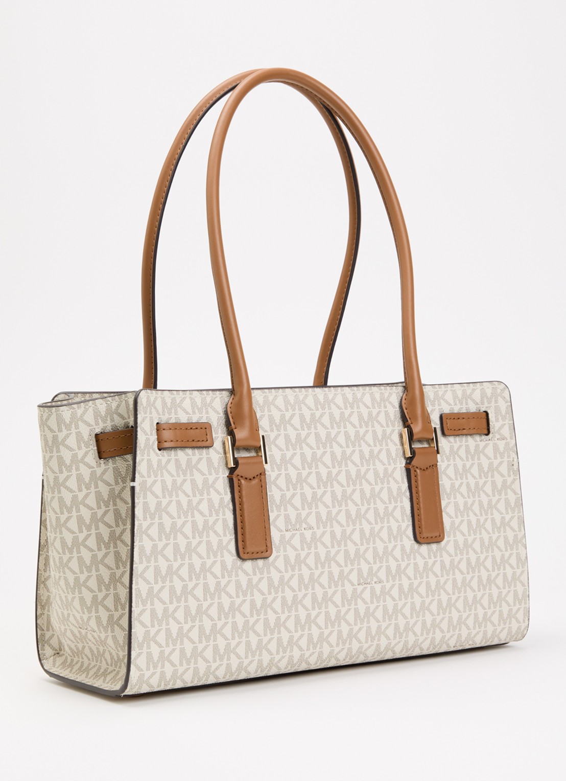 Michael Kors Hamilton schoudertas met logoprint - achterkant 2 bruin