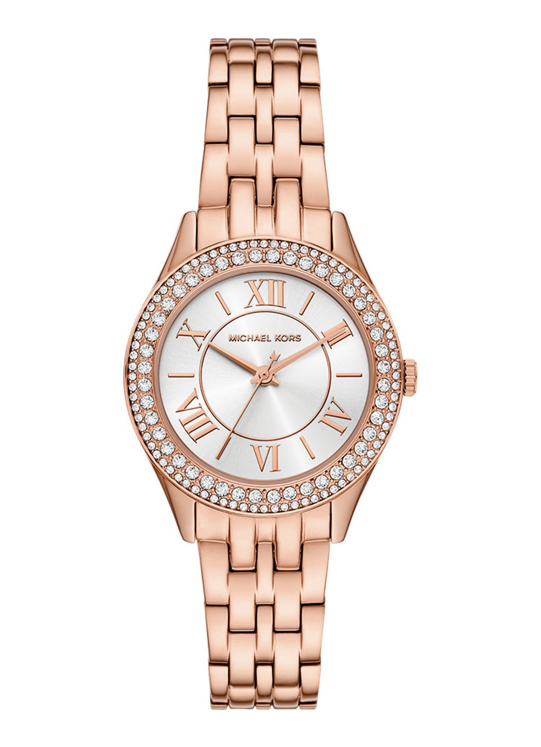 Michael Kors Harlowe Horloge MK7652 - voorkant roségoud