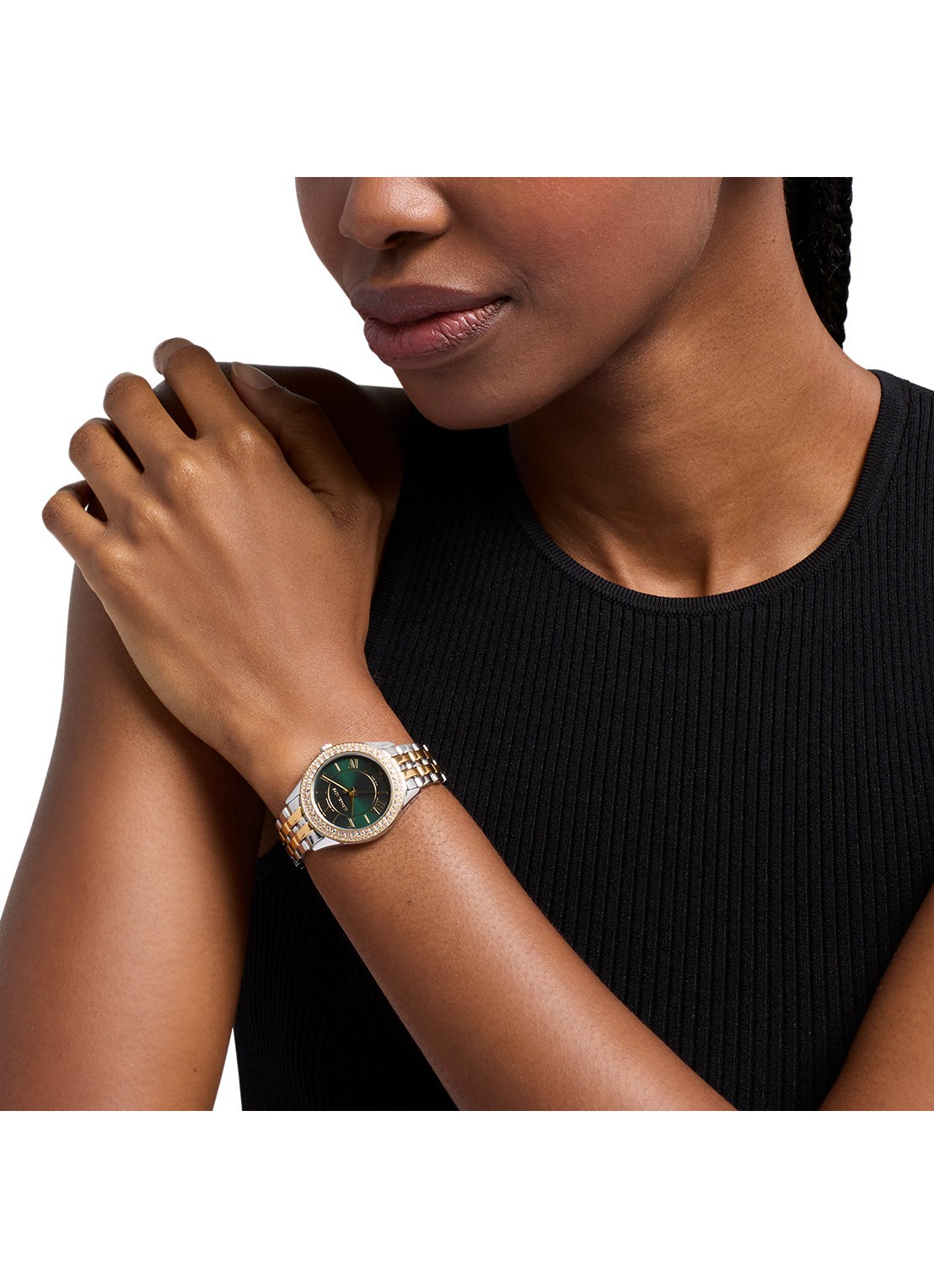 Michael Kors Harlowe horloge MK7654 - detail 3 zilver