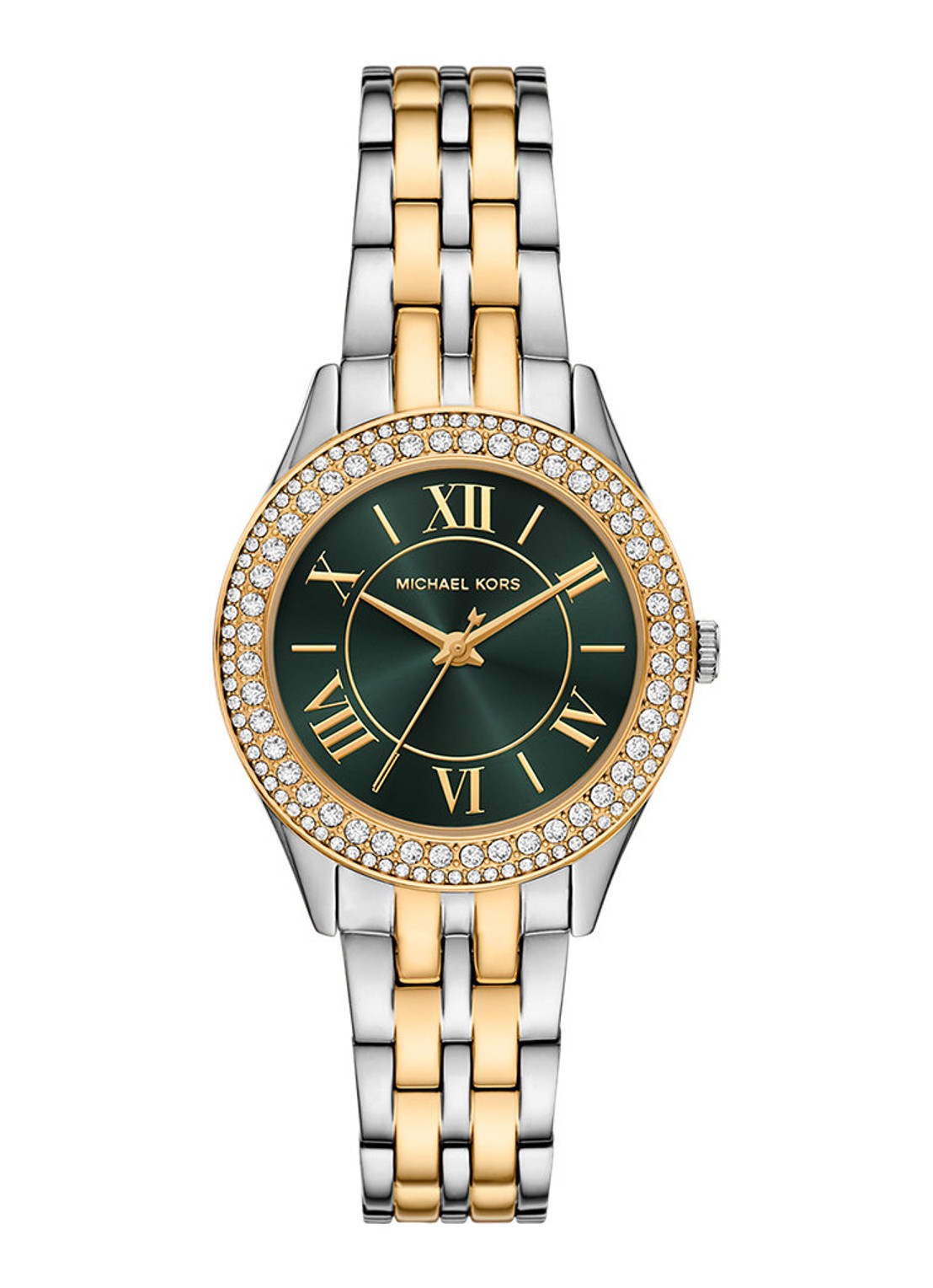 Michael Kors Harlowe horloge MK7654 - voorkant 5 zilver