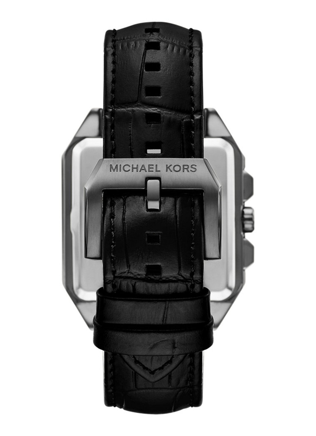 Michael Kors Hayes horloge MK9299 - detail antraciet