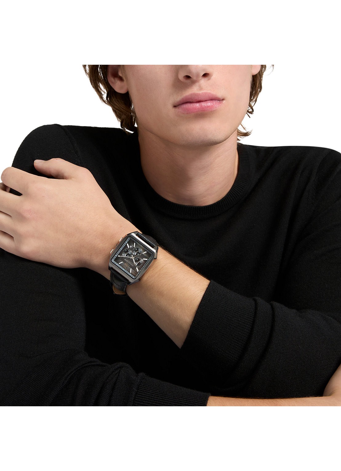 Michael Kors Hayes horloge MK9299 - detail 3 antraciet