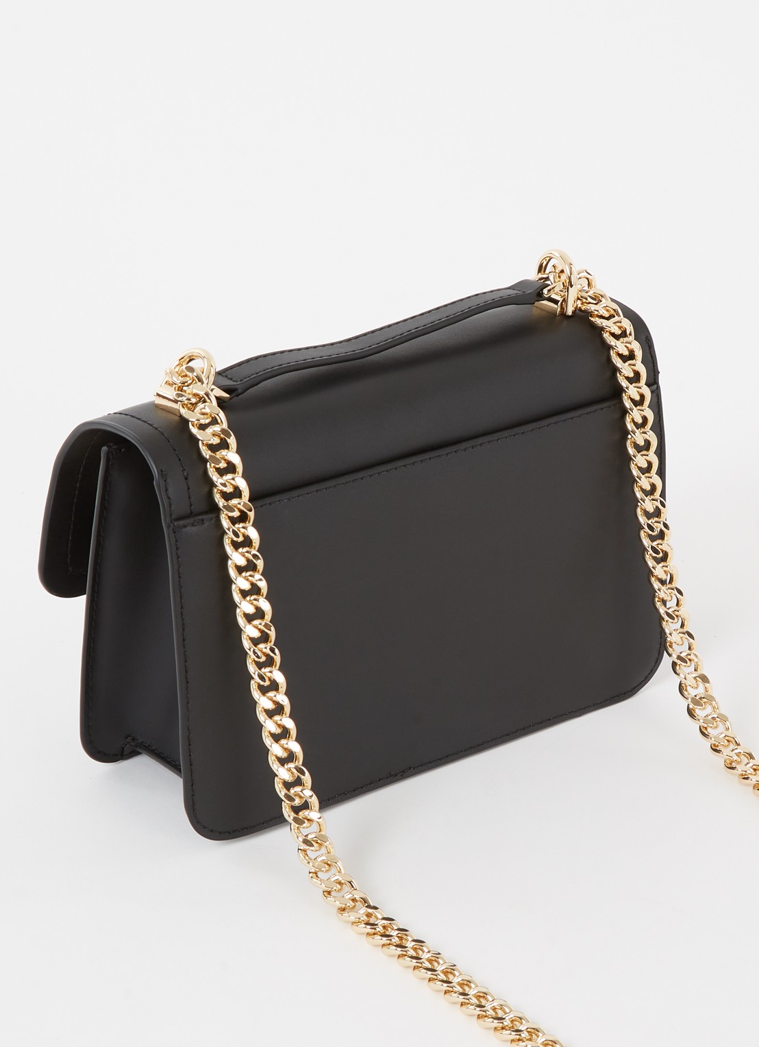Michael Kors Heather Large schoudertas met logoprint - achterkant 6 zwart