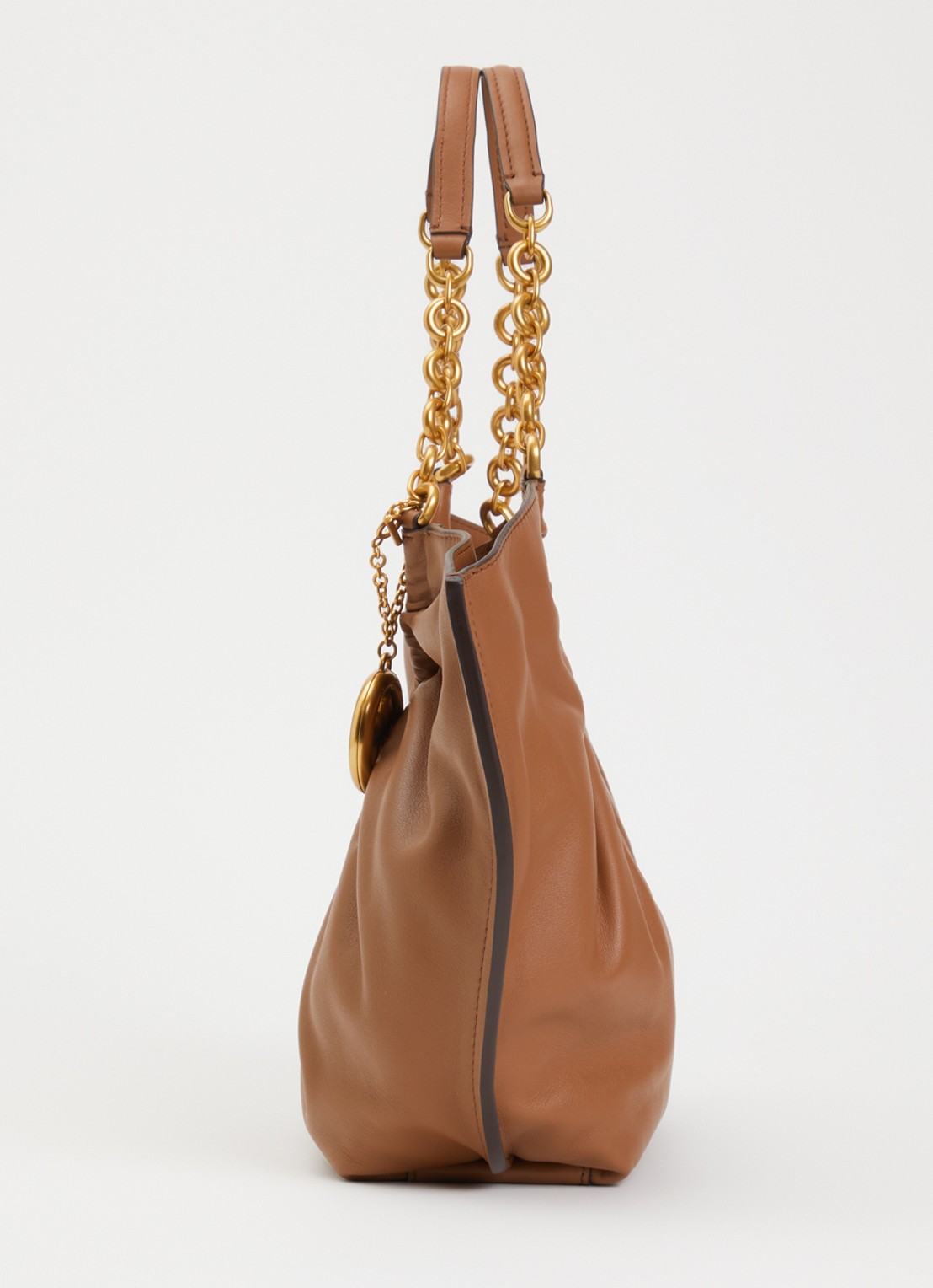 Michael Kors Indie schoudertas van leer - detail 3 beige