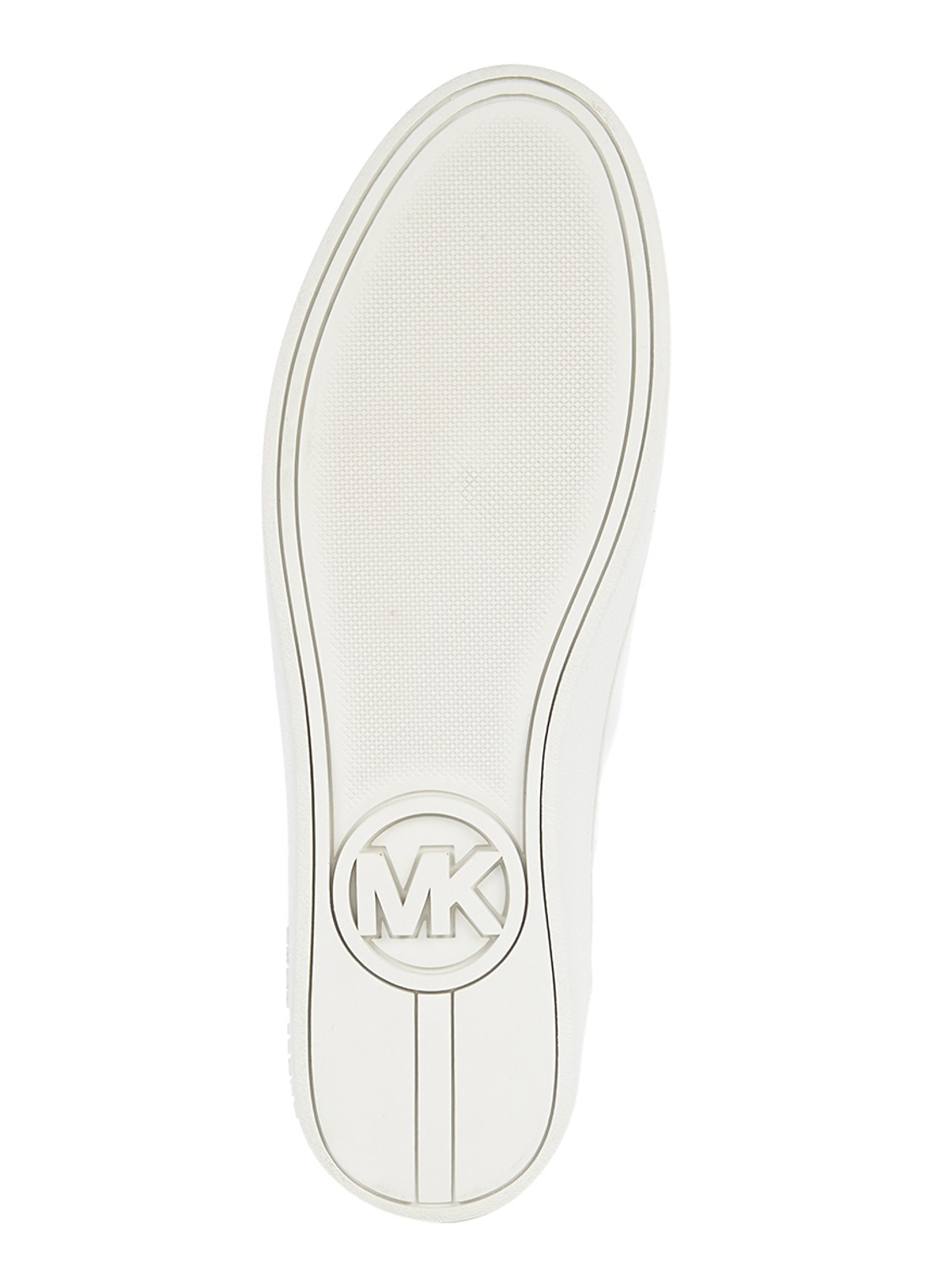 Michael Kors Irving sneaker van leer - detail wit