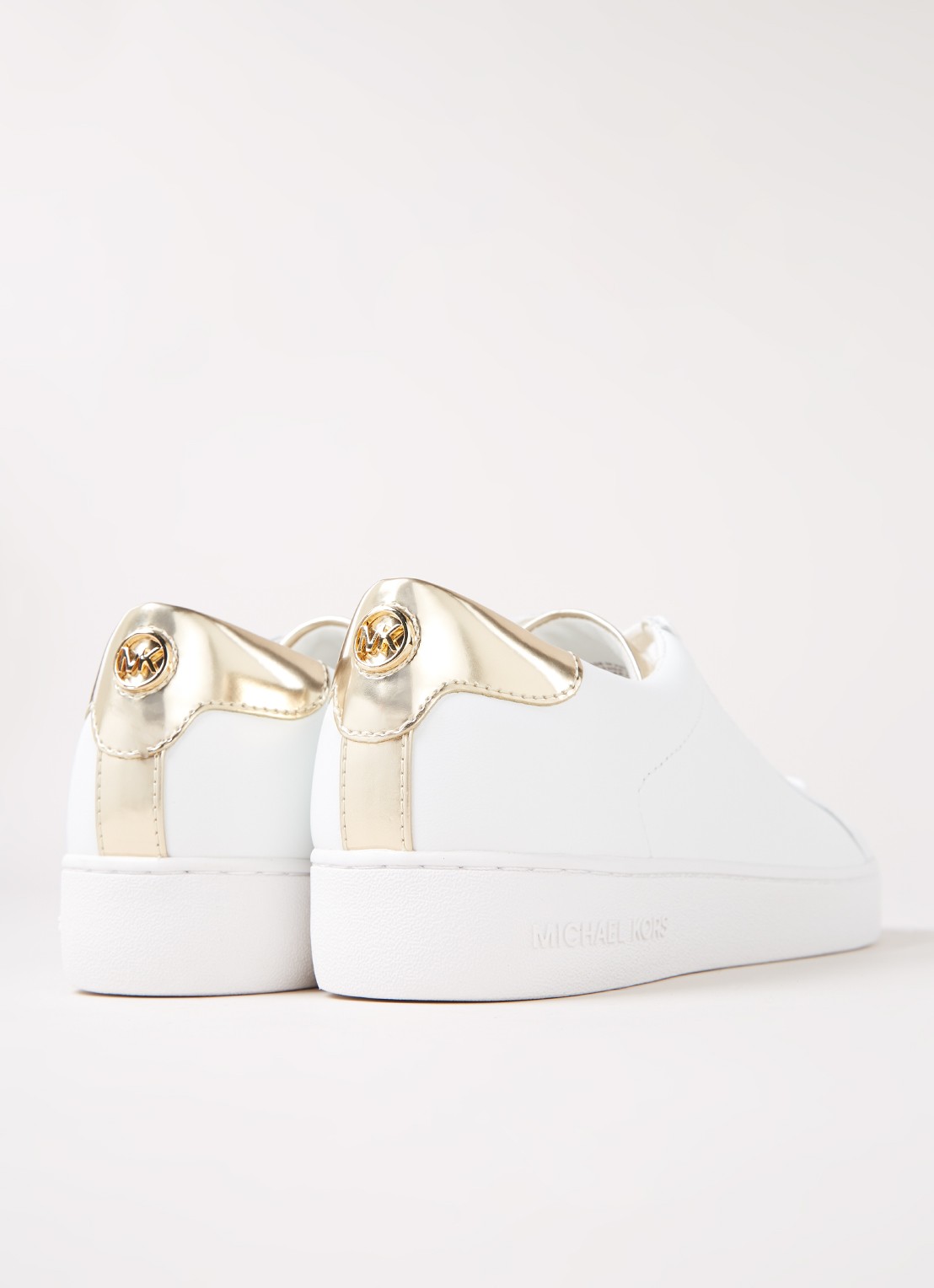 Michael Kors Irving sneaker van leer - detail 2 wit