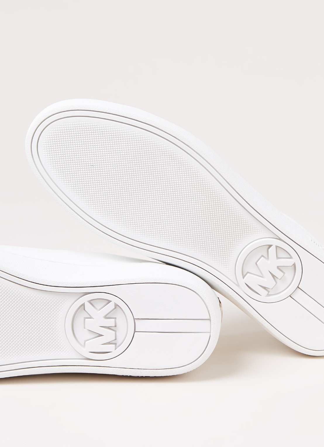 Michael Kors Irving sneaker van leer - detail 4 wit