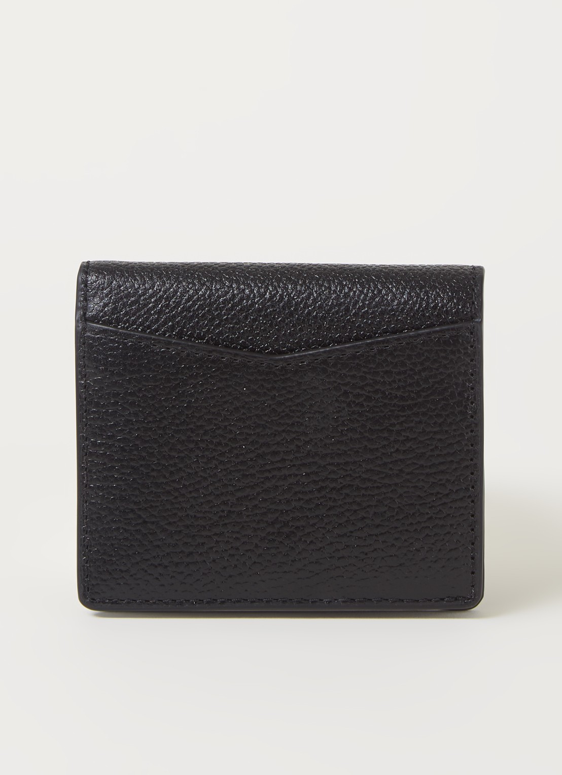 Michael Kors Izzy Small portemonnee van leer met logo - achterkant 3 zwart