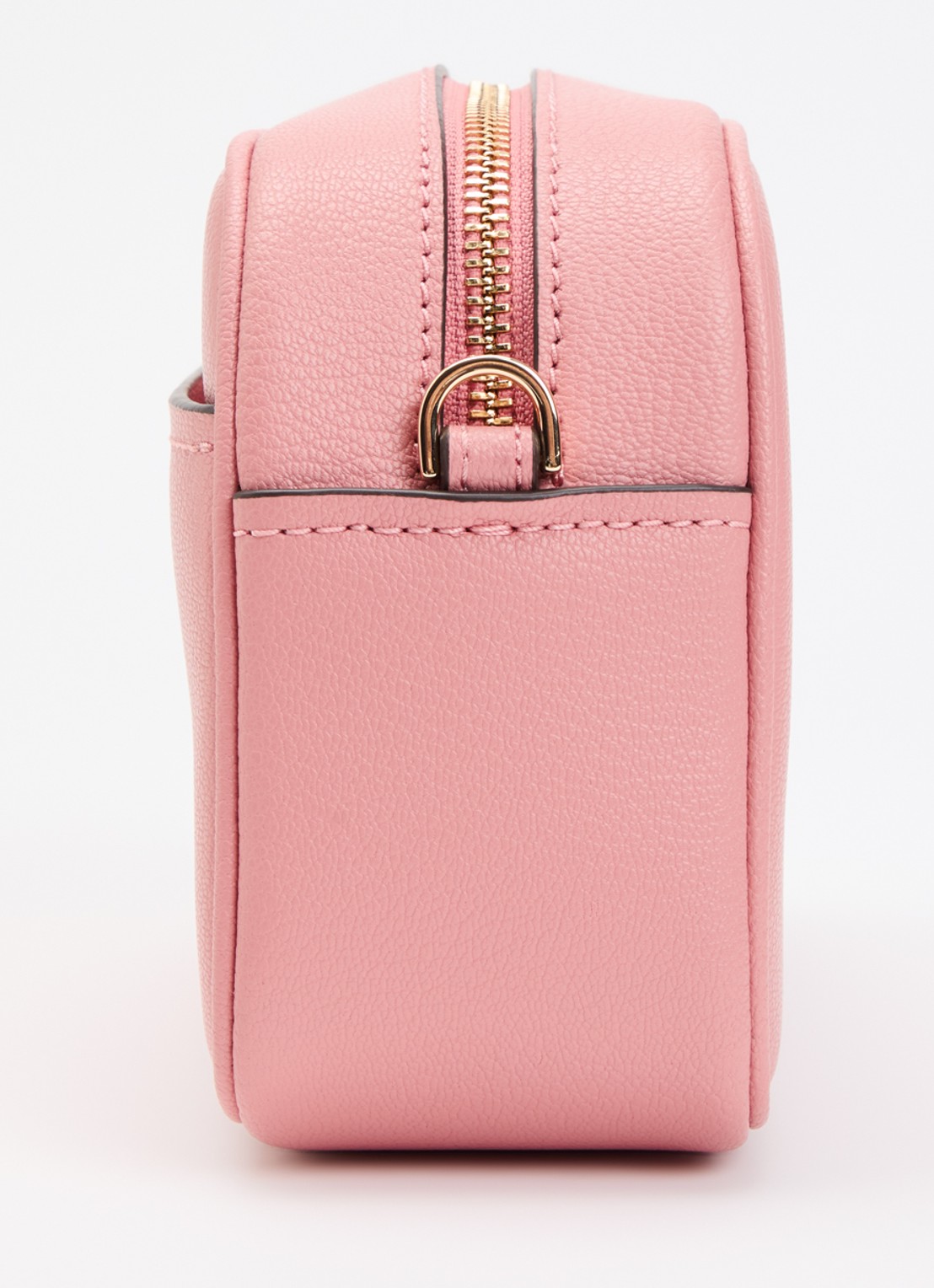 Michael Kors Jet Set M crossbodytas van leer - detail 3 lichtroze