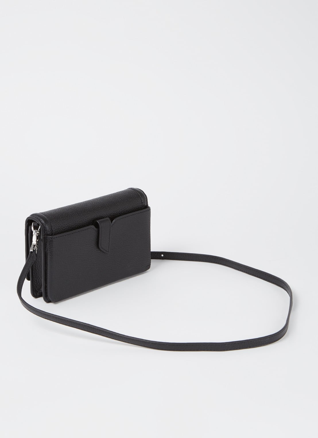 Michael Kors Jet Set Small crossbodytas van leer - achterkant 3 zwart
