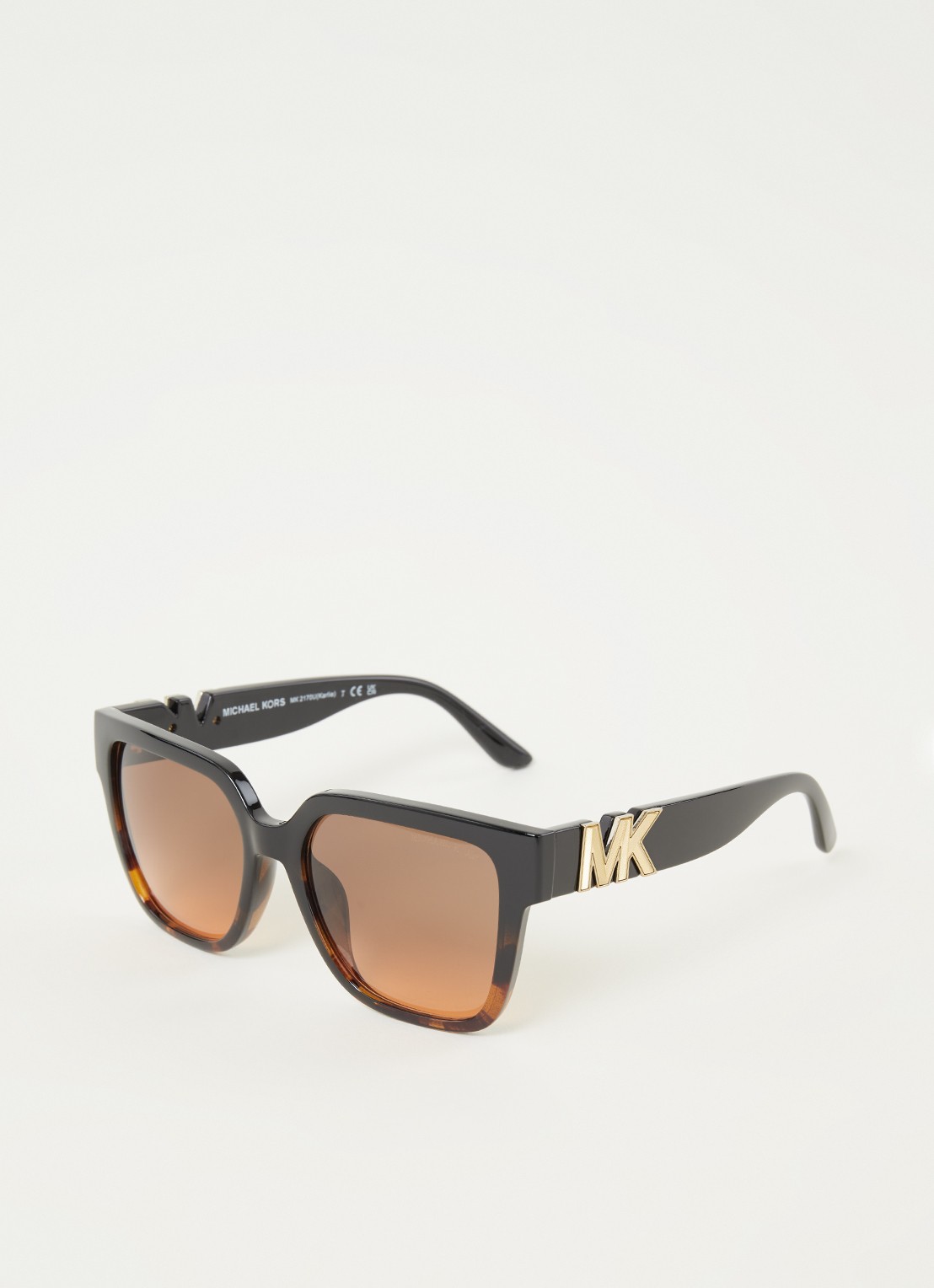 Michael Kors Karlie zonnebril MK2170U - voorkant 3 zwart