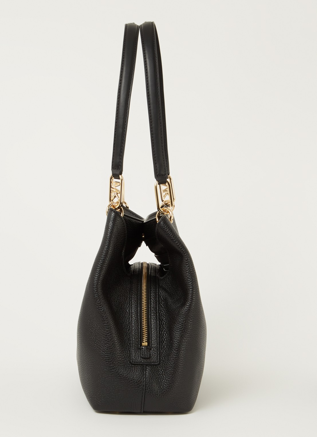 Michael Kors Kensington schoudertas van leer  - detail 3 zwart