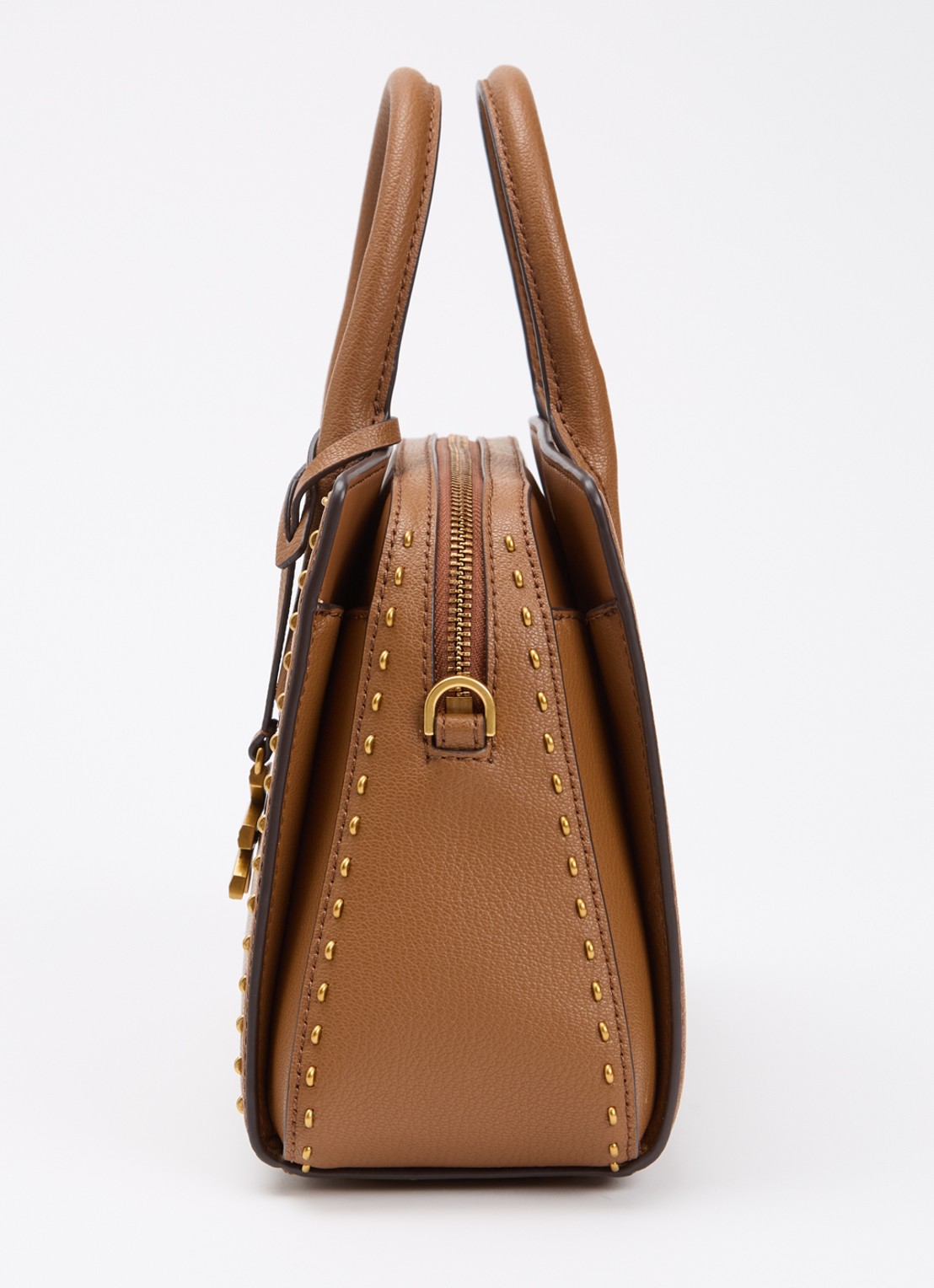 Michael Kors Laila handtas van leer met afneembare schouderriem - detail 3 bruin