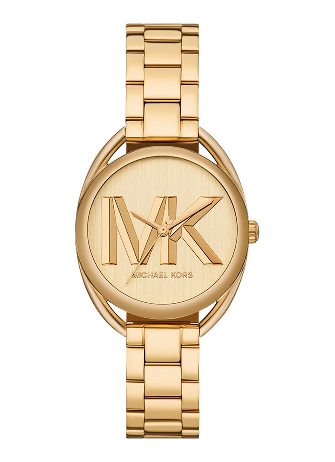 Michael Kors Leia horloge MK7677 - voorkant 5 goud