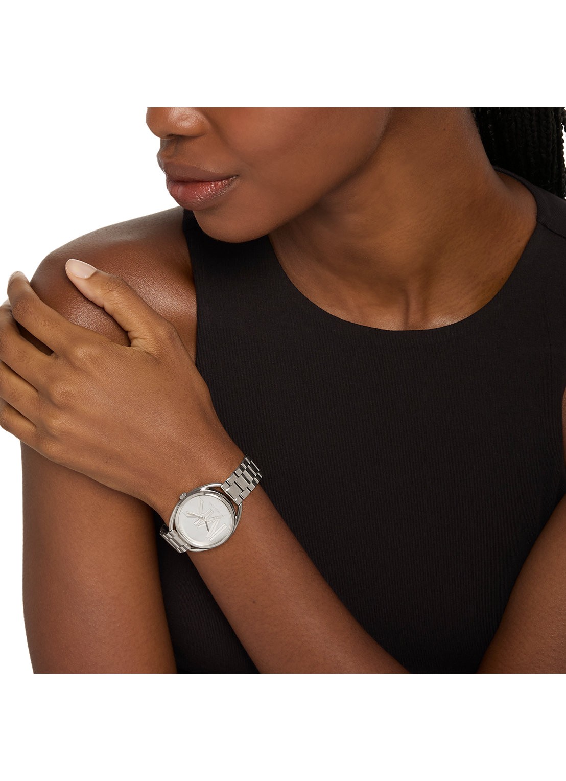 Michael Kors Leia horloge MK7678 - detail 3 zilver
