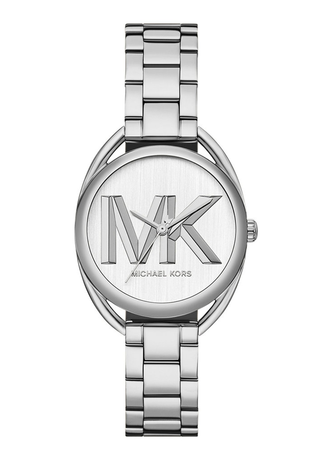 Michael Kors Leia horloge MK7678 - voorkant 5 zilver