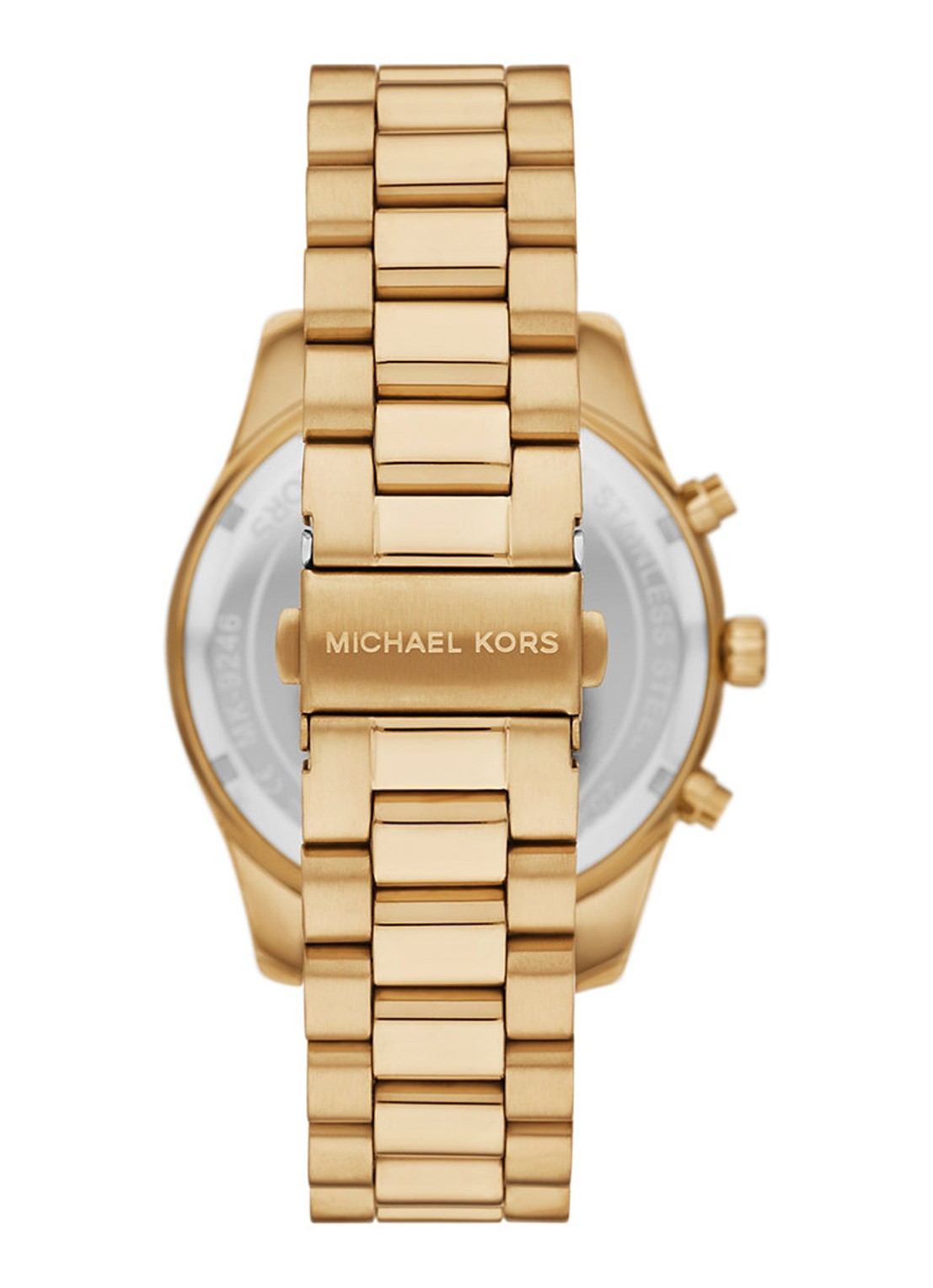 Michael Kors Lexington horloge en pasjeshouder set 2 MK9245SET - detail goud