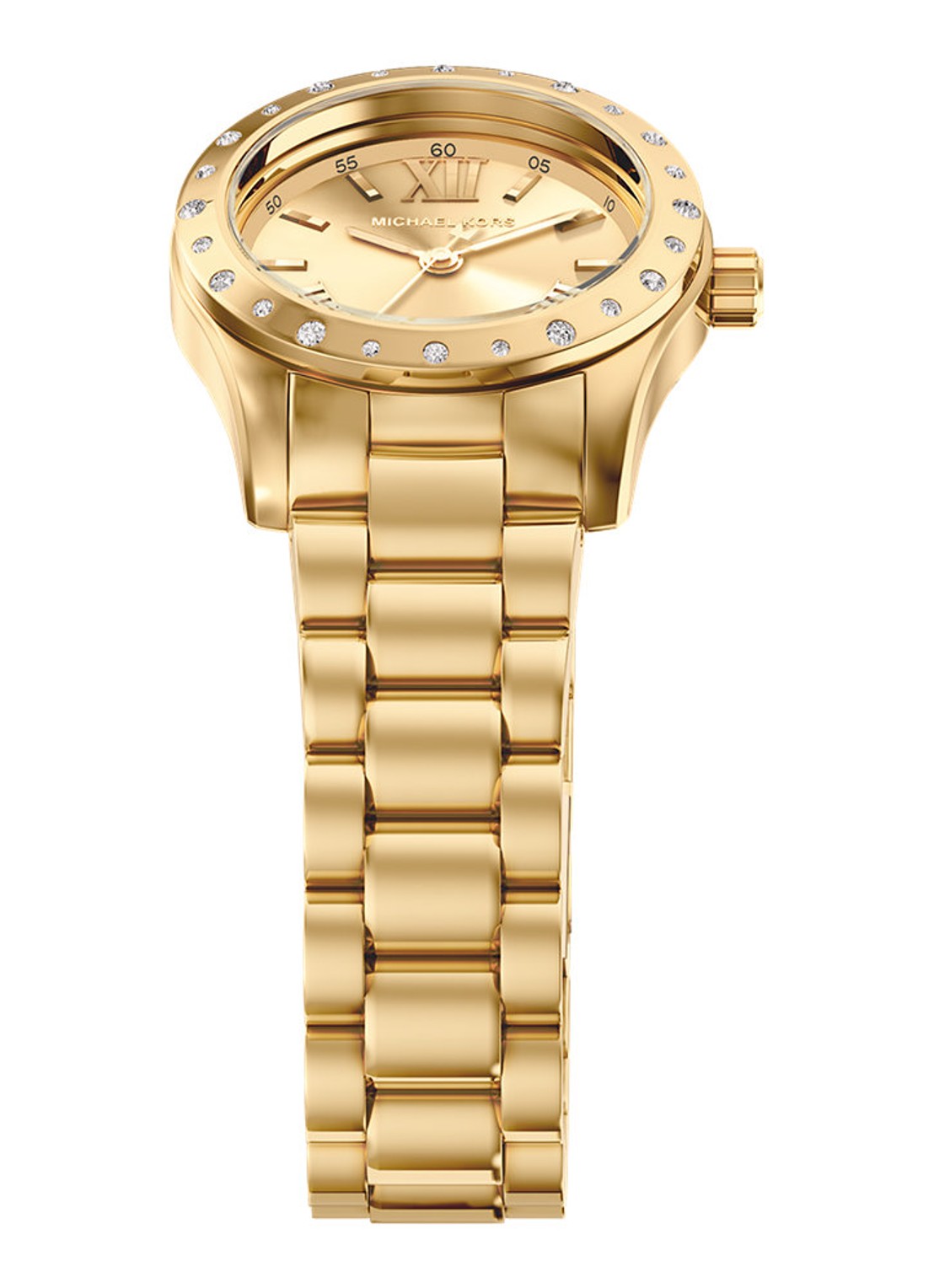 Michael Kors Lexington horloge met armband in set van 2 MK4992SET - detail 4 goud