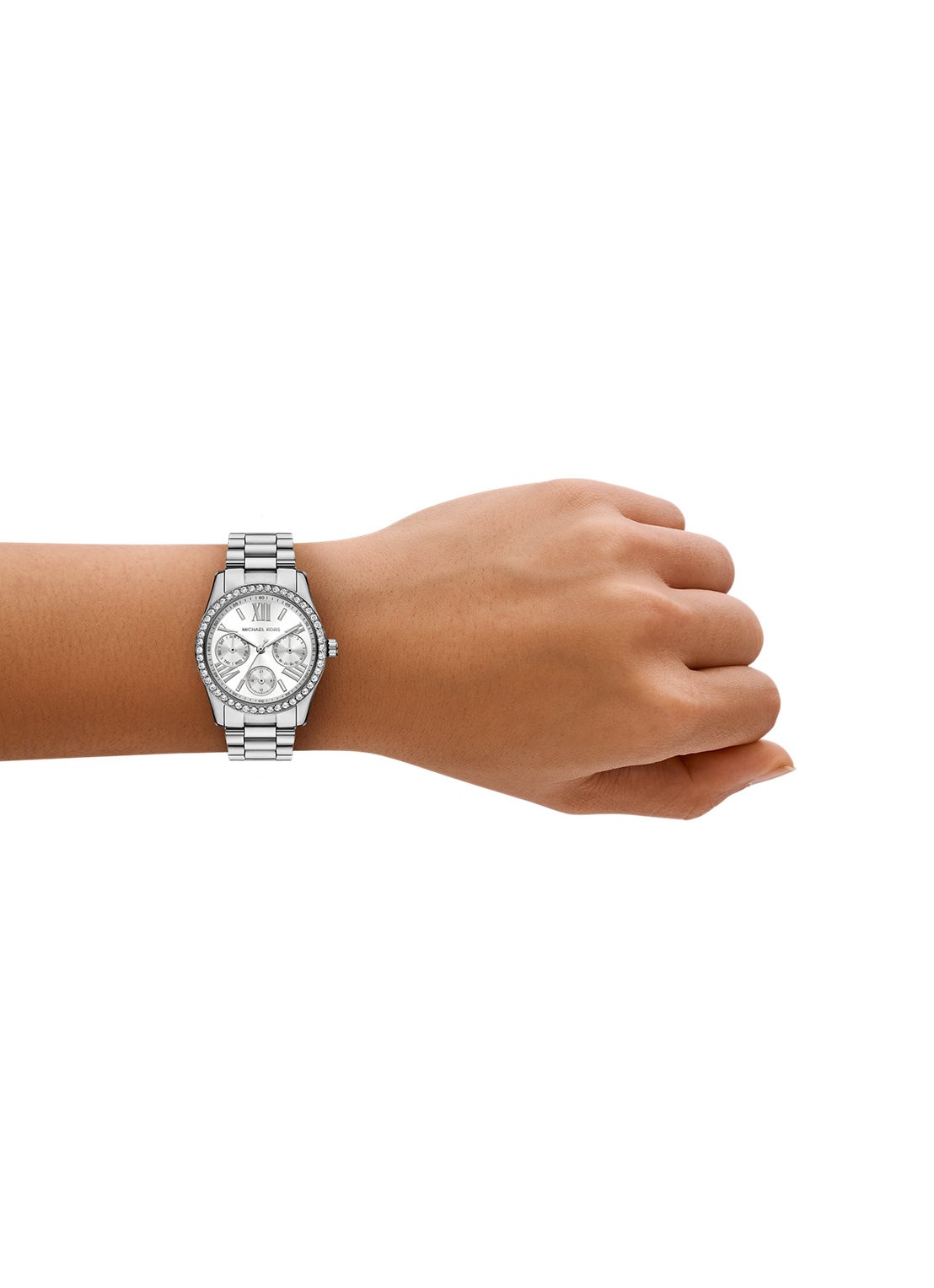 Michael Kors Lexington horloge MK4979 - detail 3 zilver