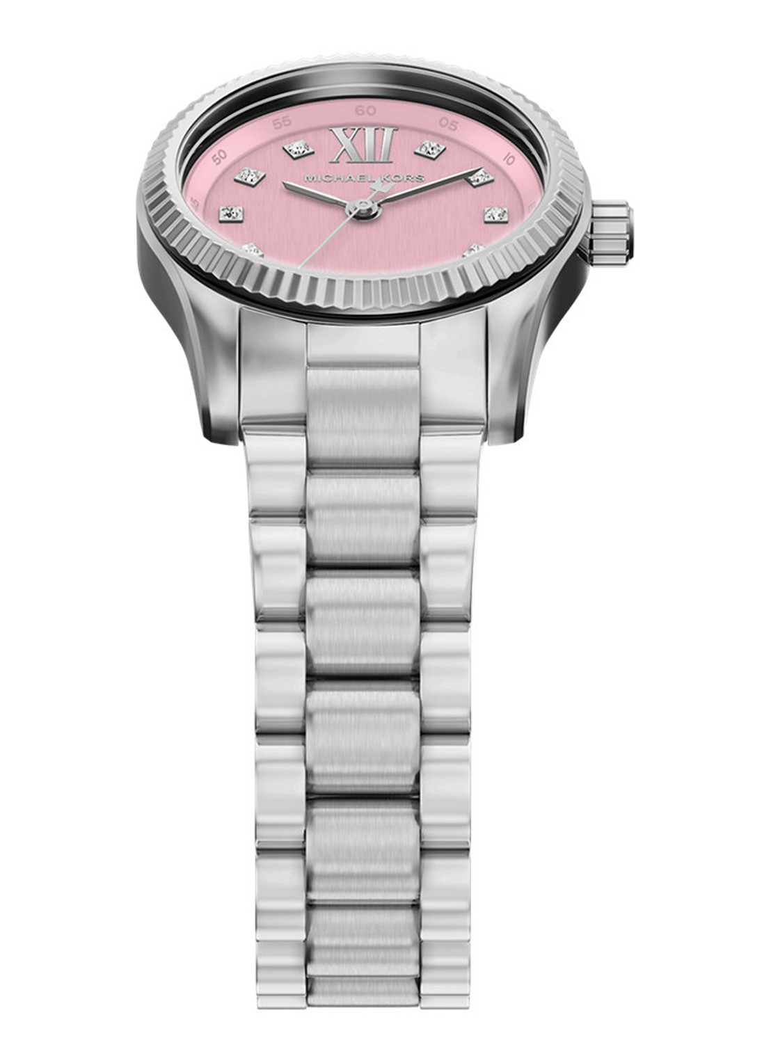 Michael Kors Lexington horloge MK4996 - detail 3 zilver