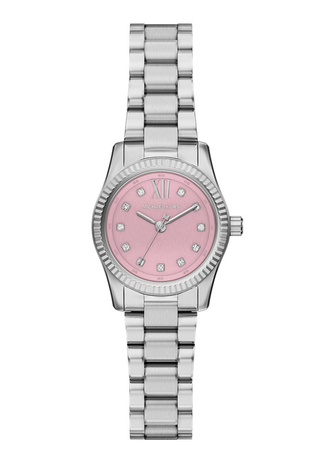 Michael Kors Lexington horloge MK4996 - voorkant 6 zilver