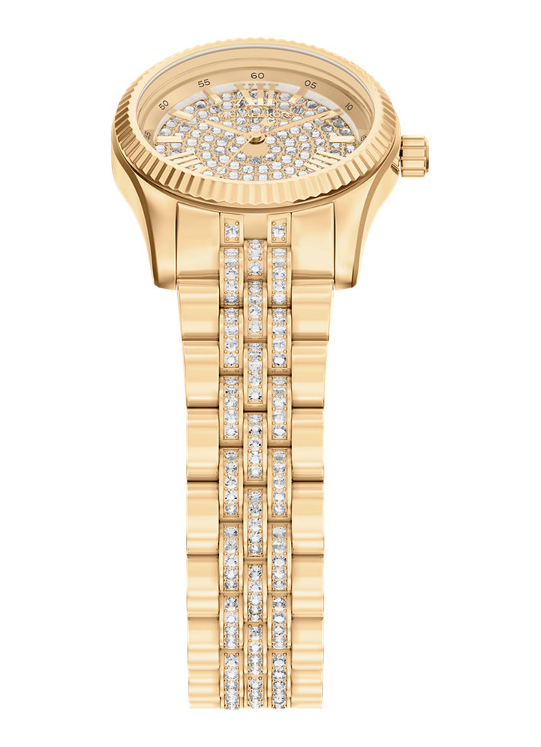 Michael Kors Lexington horloge MK7575 - detail 4 goud