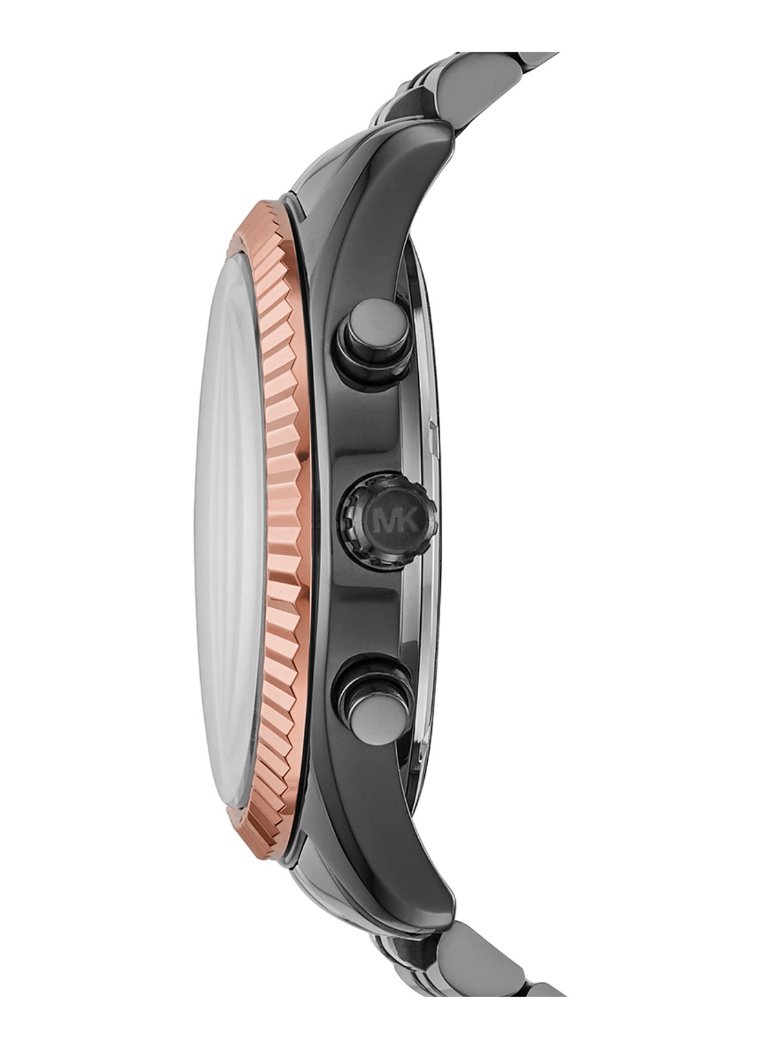 Michael Kors Lexington horloge MK8561 - detail antraciet