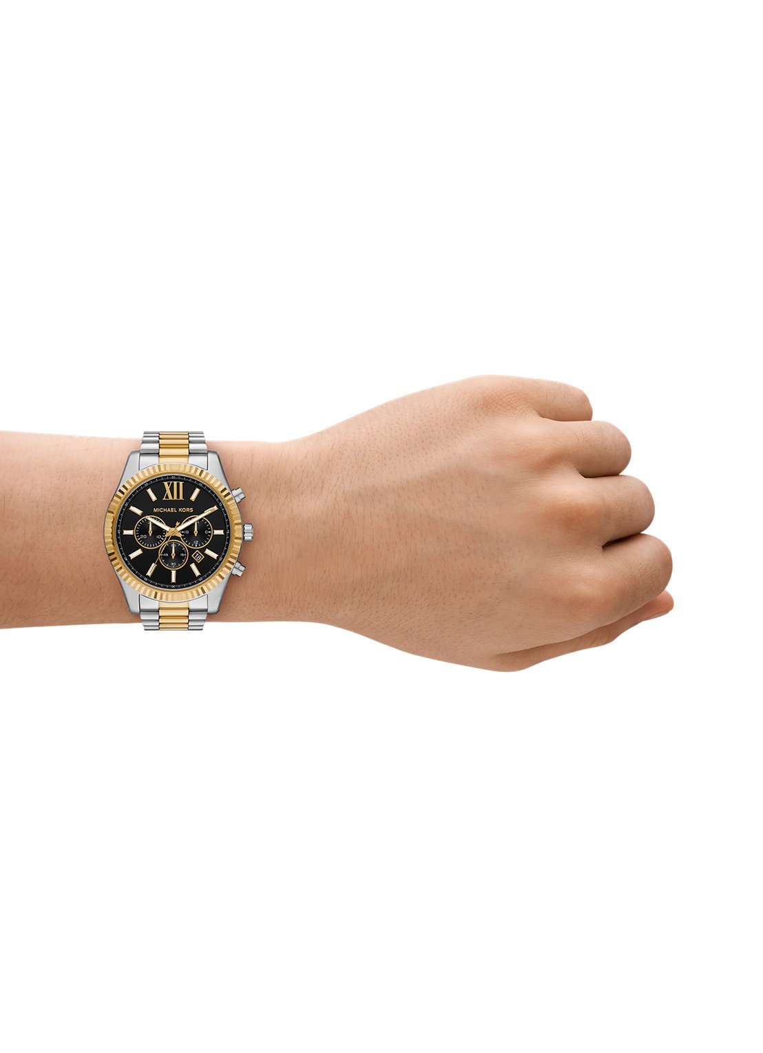 Michael Kors Lexington horloge MK9207 - detail 3 zilver