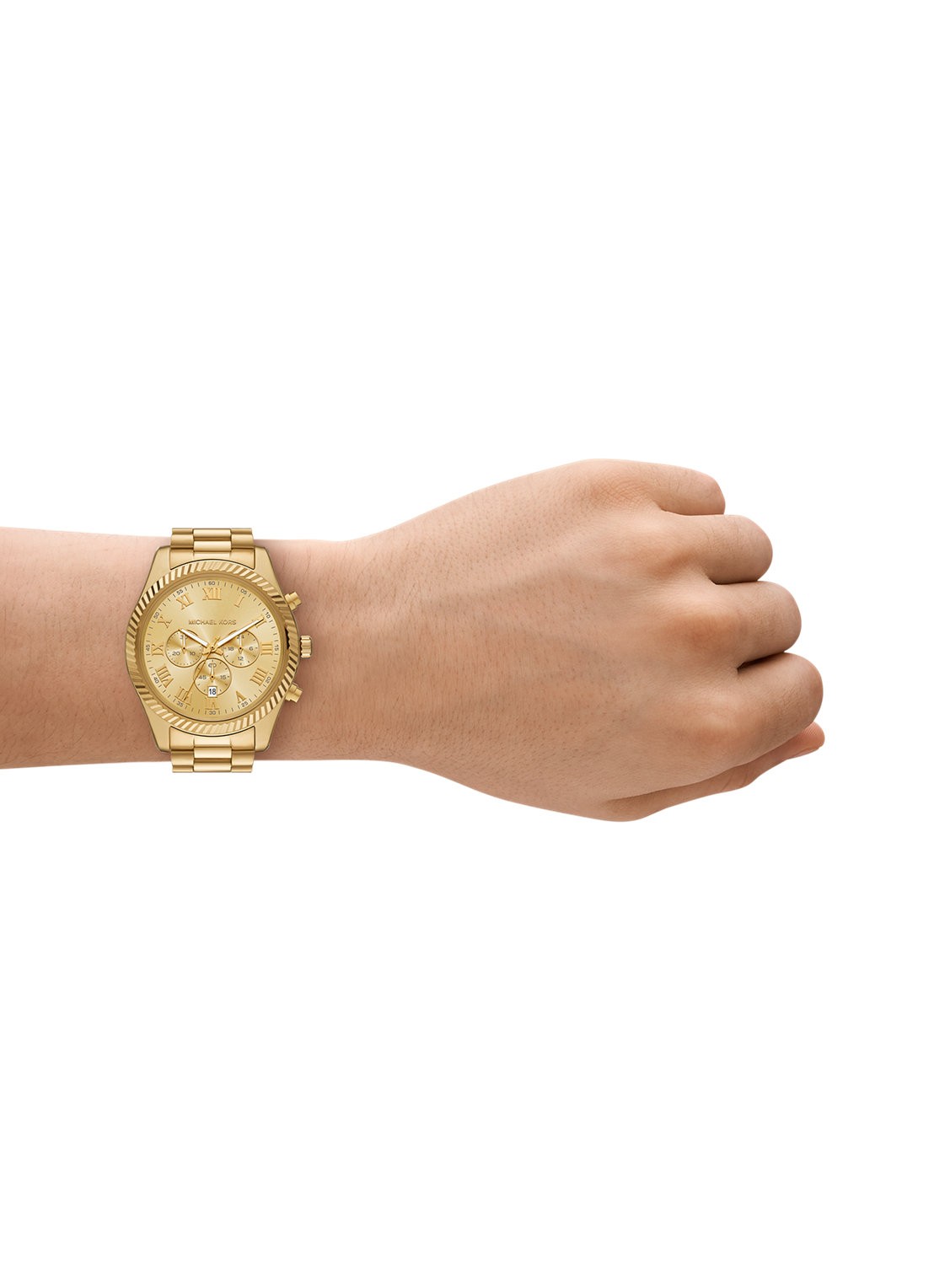 Michael Kors Lexington horloge MK9276 - detail 4 goud