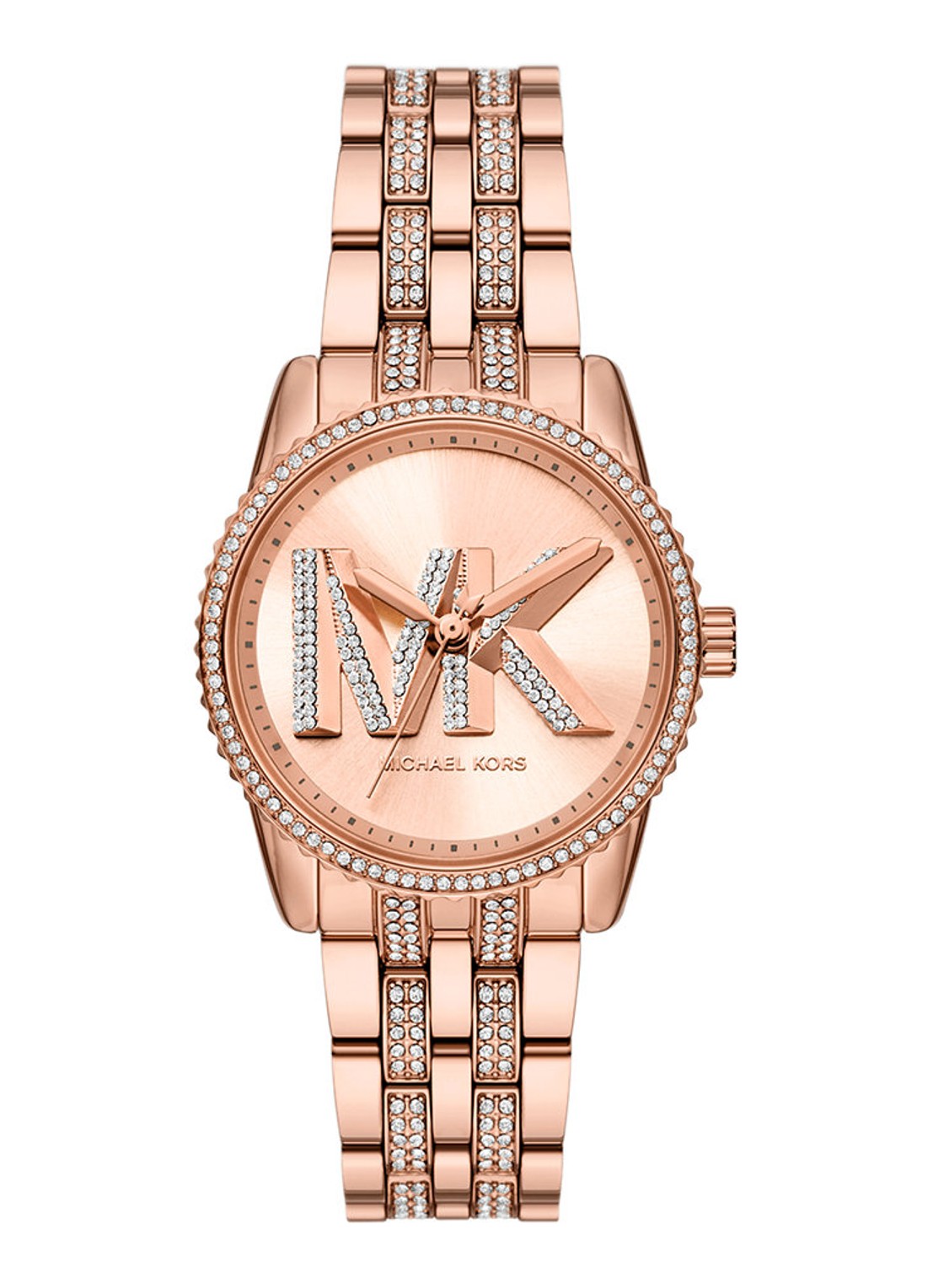 Michael Kors Mini Bryant horloge MK7541 - voorkant roségoud