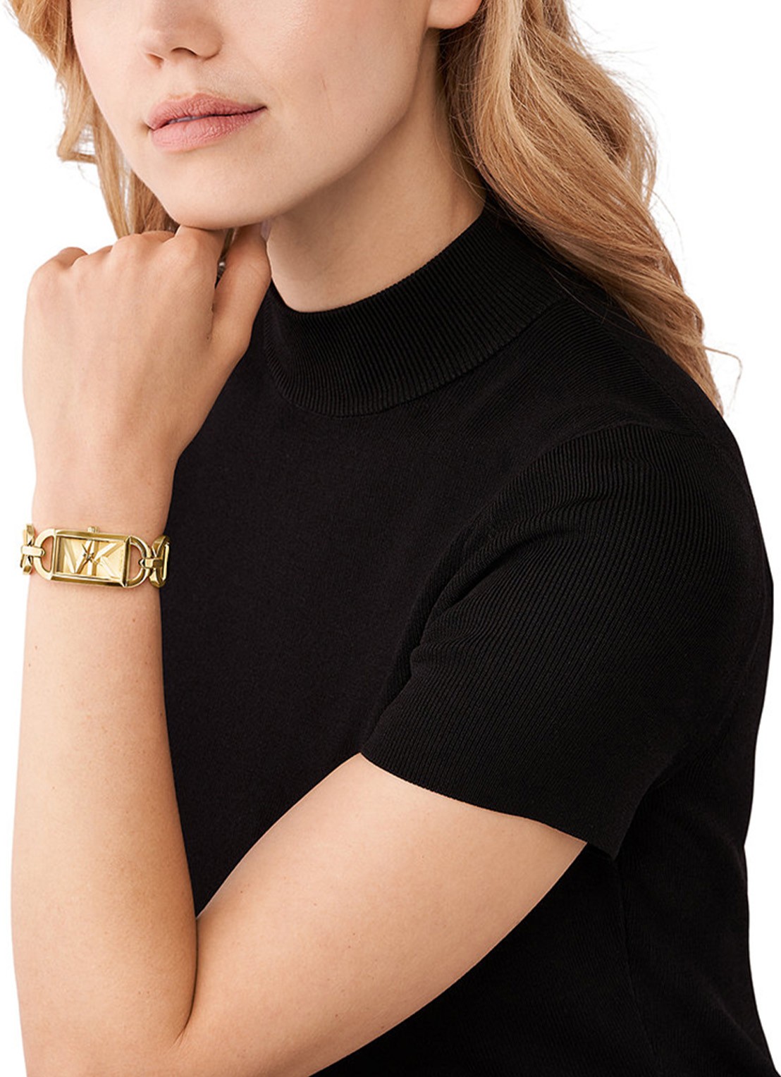 Michael Kors Mk Empire horloge MK7406 - voorkant 6 goud