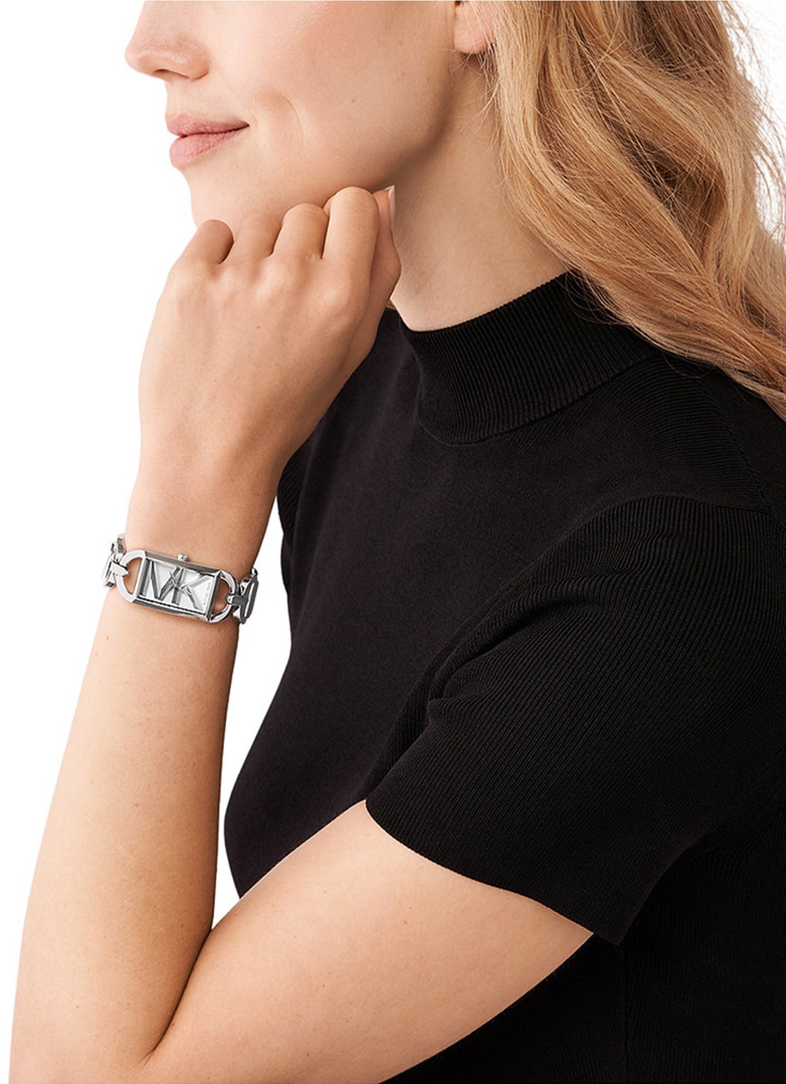 Michael Kors Mk Empire Horloge MK7407 - voorkant 6 zilver