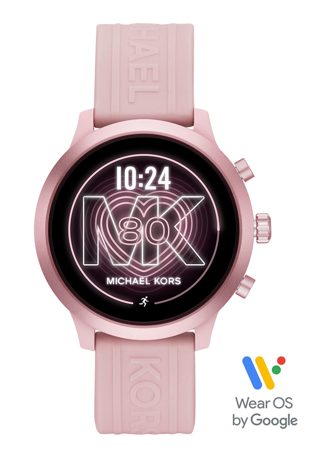 Michael Kors MK Go Display smartwatch Gen 4S MKT5070 - voorkant 5 roze