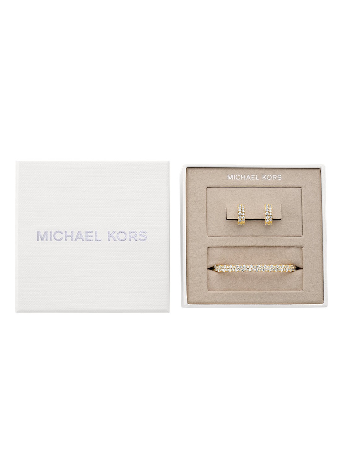 Michael Kors Premium armband en oorstekers set van 2 MKJ8714SET - detail 3 goud