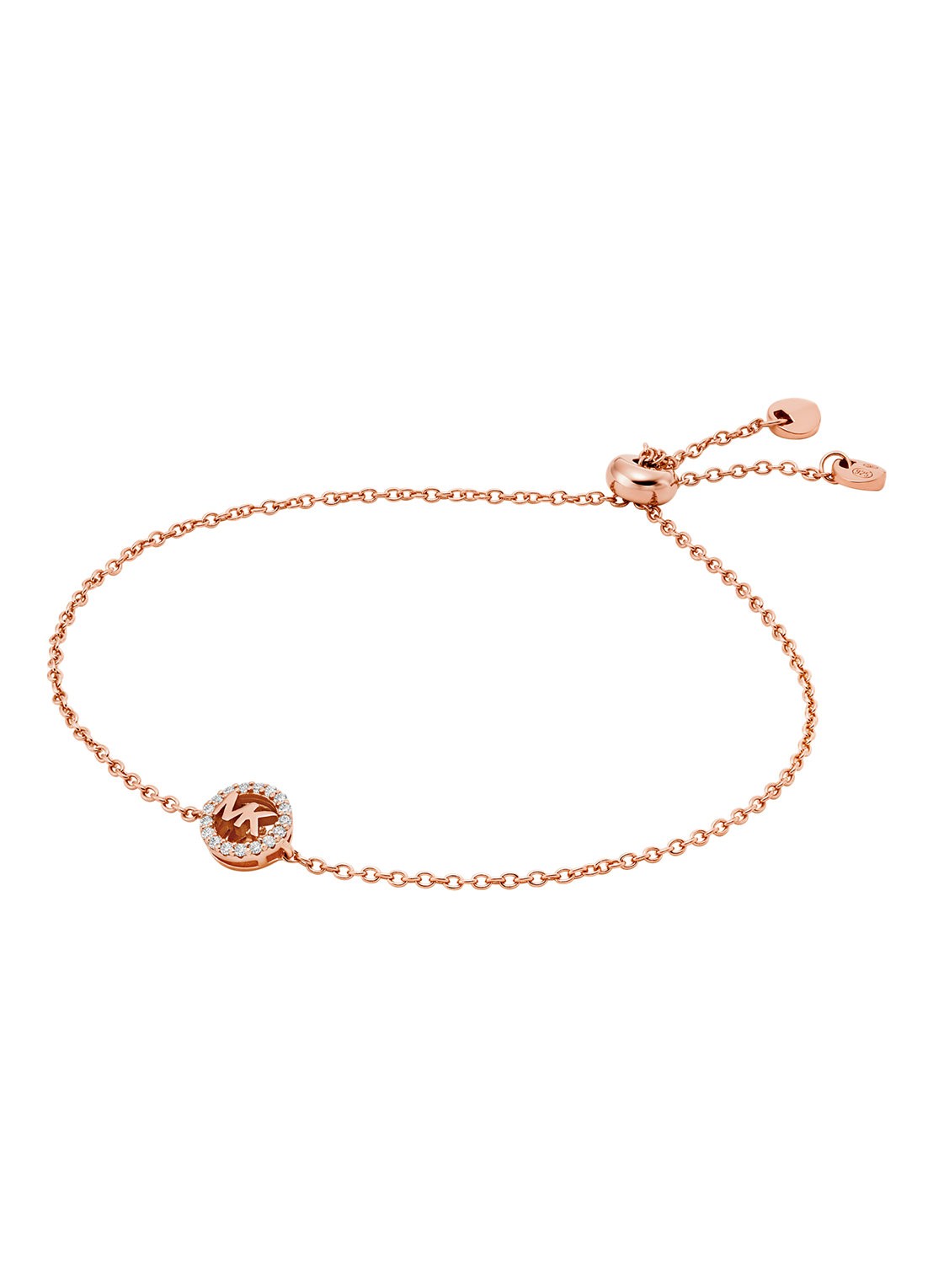 Michael Kors Premium armband verguld MKC1762CZ791 - voorkant 3 roségoud