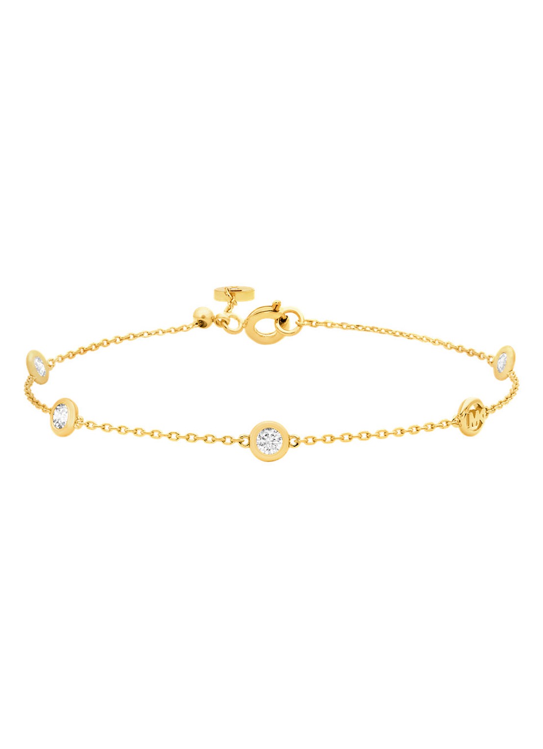Michael Kors Premium armband verguld MKJ8699710 - voorkant 2 goud