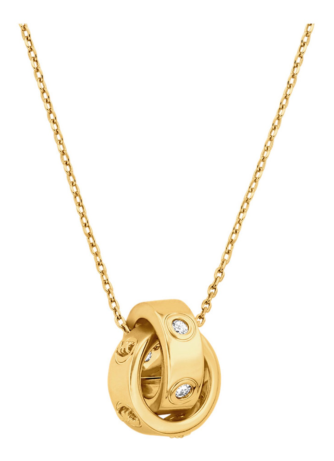 Michael Kors Premium ketting MKJ8654710 - voorkant zilver