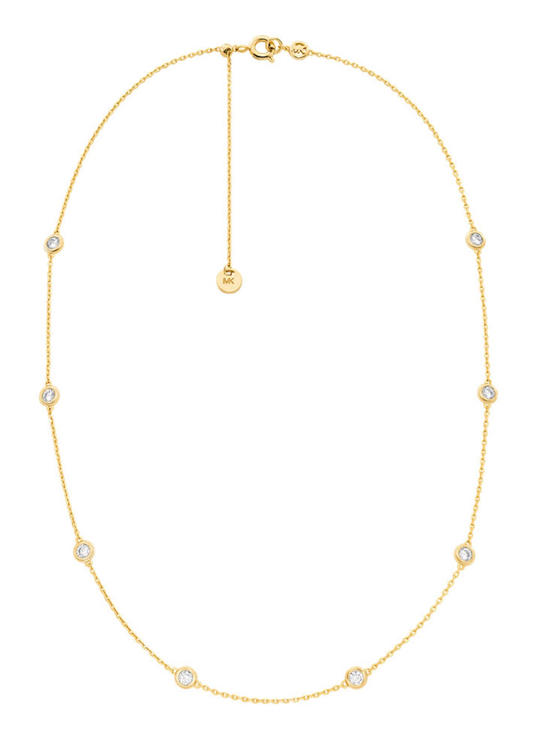Michael Kors Premium ketting MKJ8697710 - voorkant 3 goud