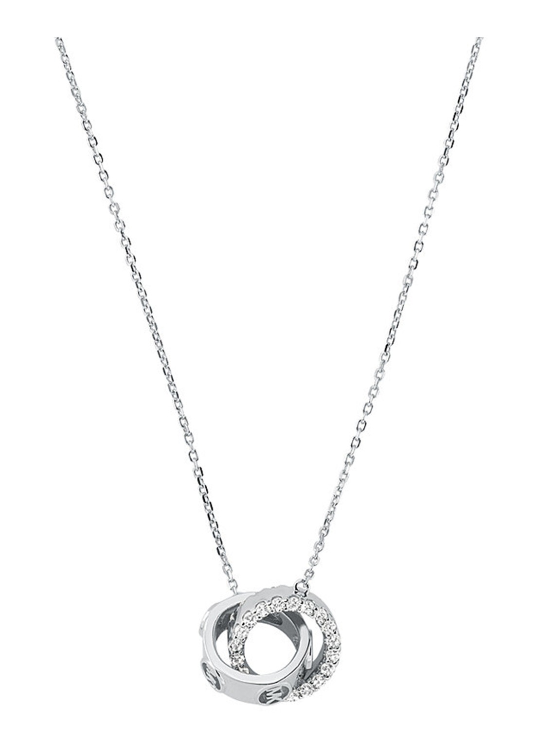 Michael Kors Premium ketting van sterling zilver MKC1554AN040 - voorkant 2 zilver