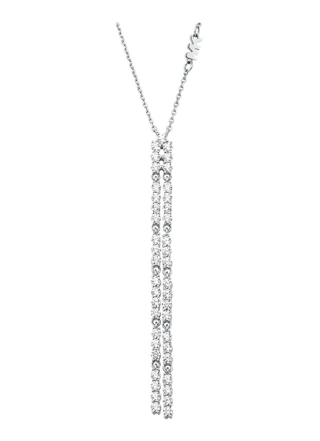 Michael Kors Premium ketting van zilver MKC1811040 - voorkant 3 zilver