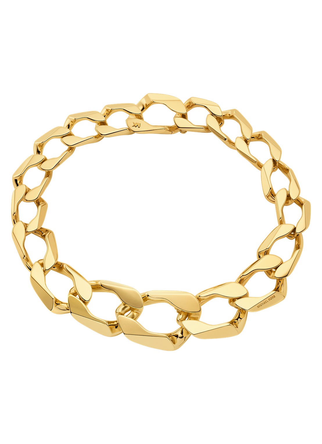 Michael Kors Premium ketting verguld MKJ8456710 - voorkant 3 goud