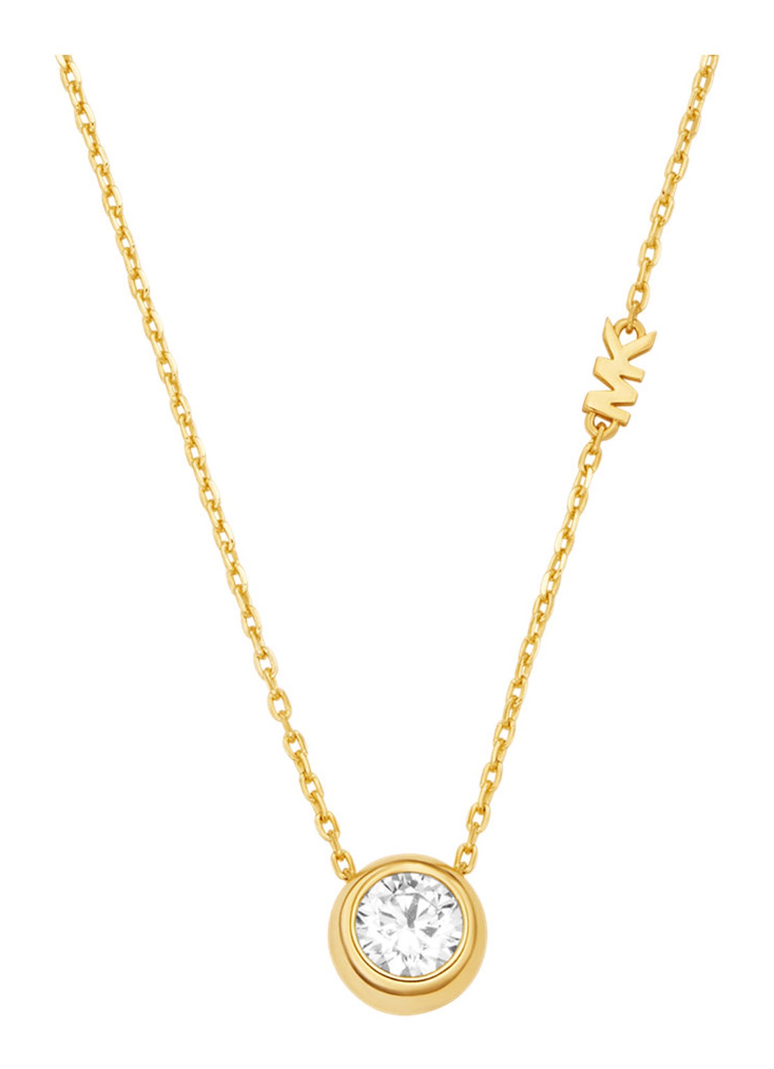 Michael Kors Premium ketting verguld MKJ8659710 - voorkant goud