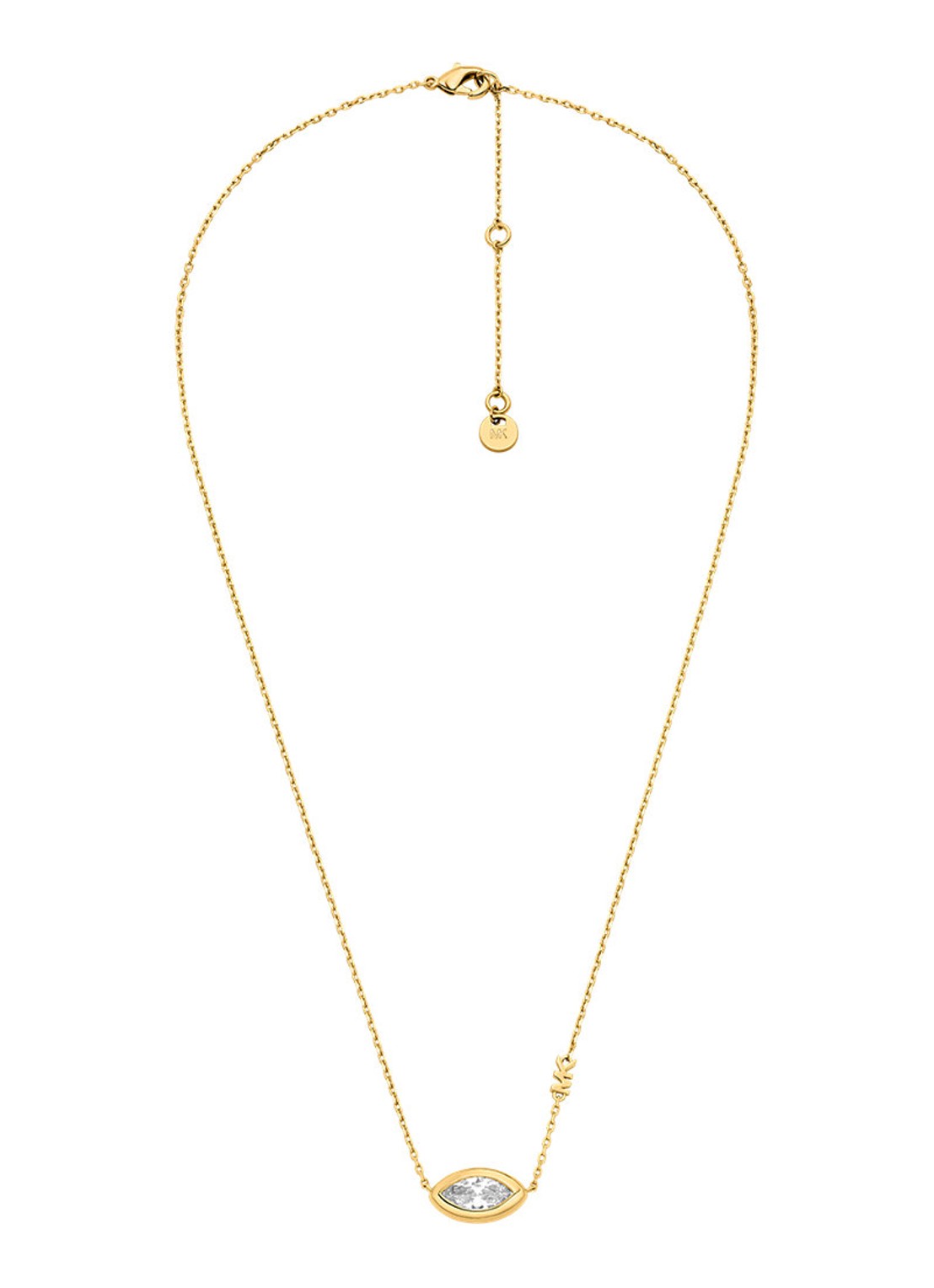 Michael Kors Premium ketting verguld MKJ8676710 - detail goud