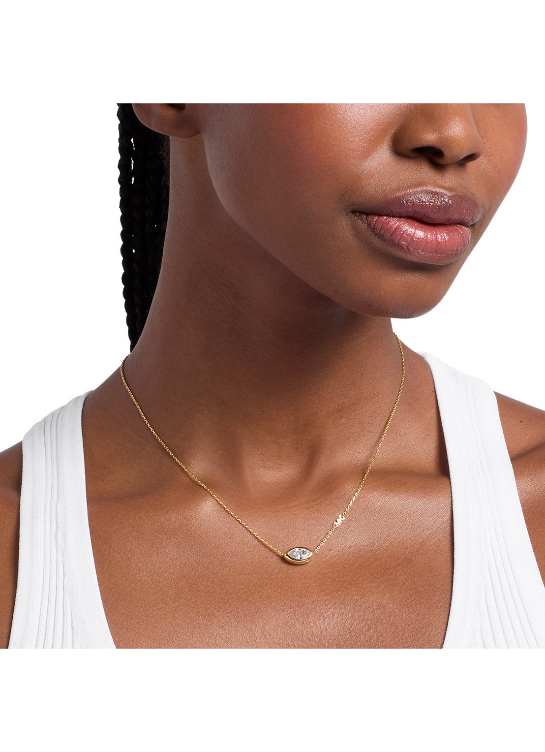 Michael Kors Premium ketting verguld MKJ8676710 - detail 3 goud