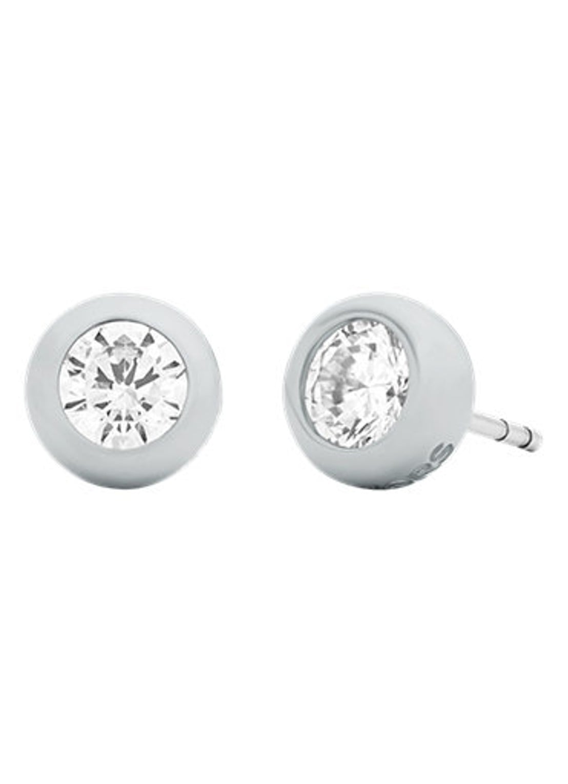 Michael Kors Premium oorknopjes MKJ8661040 - voorkant zilver