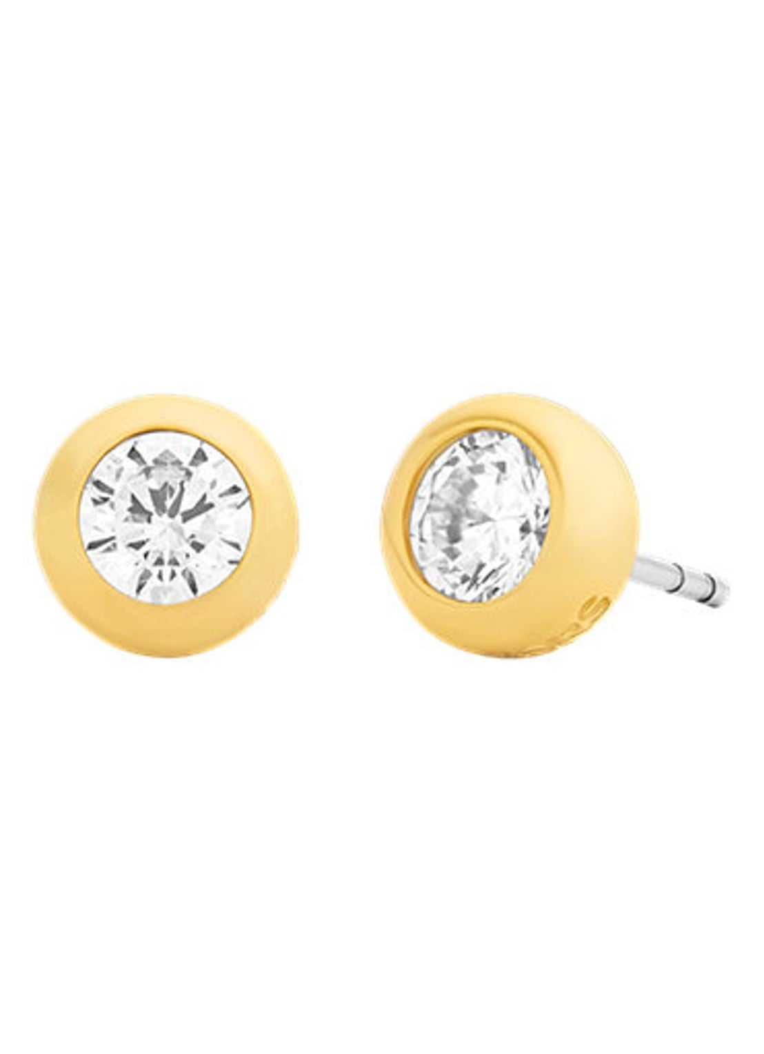 Michael Kors Premium oorknopjes verguld MKJ8661710 - voorkant 4 goud